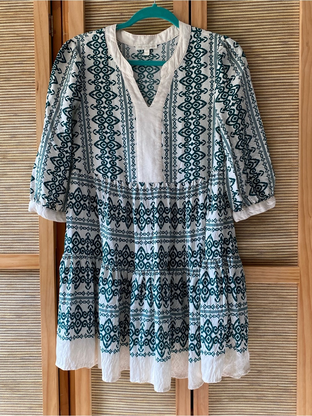 Fig + Flower Boho Dress Sz S